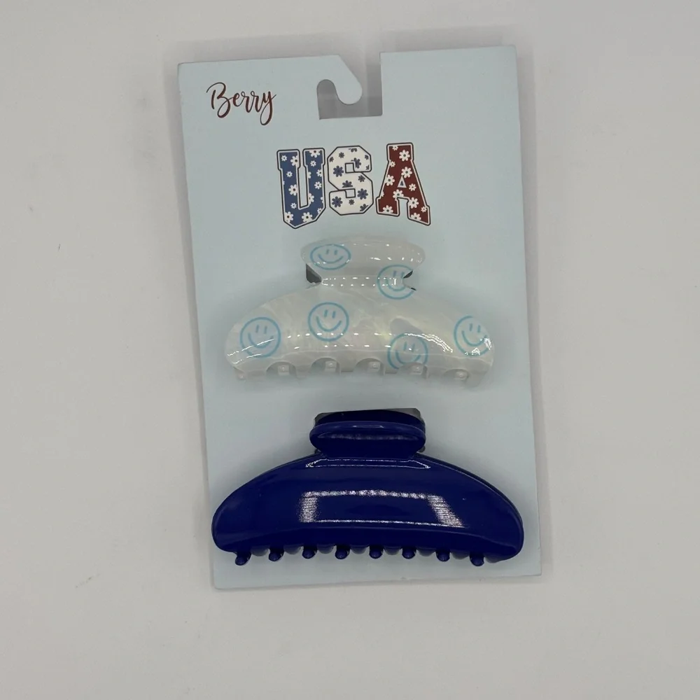 6 PC Berry Patriotic Hair Accessories Bundle NEW